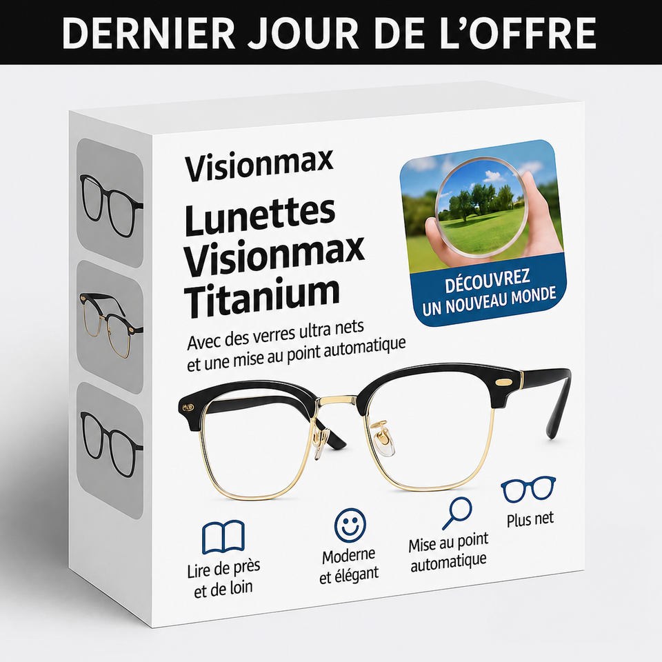 VisionMax - Lunettes Multifocales en Titane