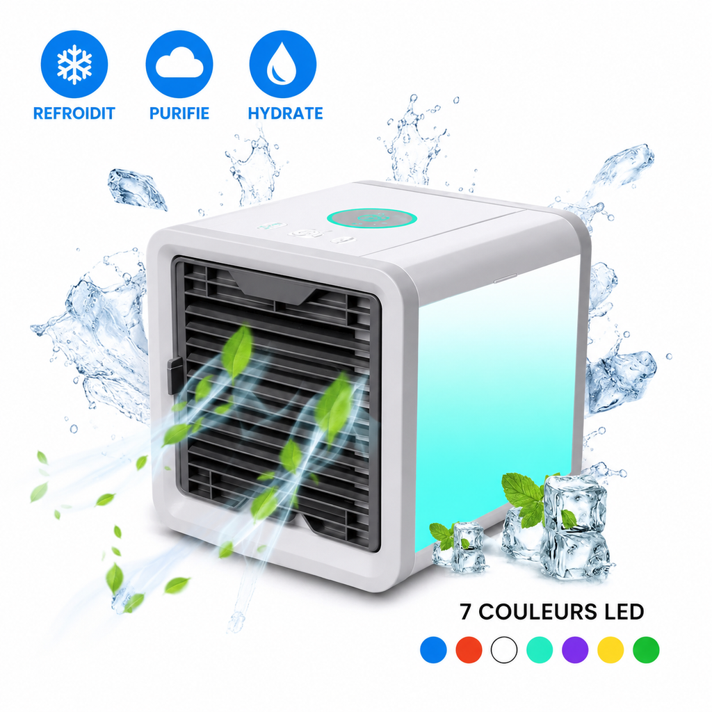 Climatiseur avec plus de 100 couleurs LED - FreezeAir